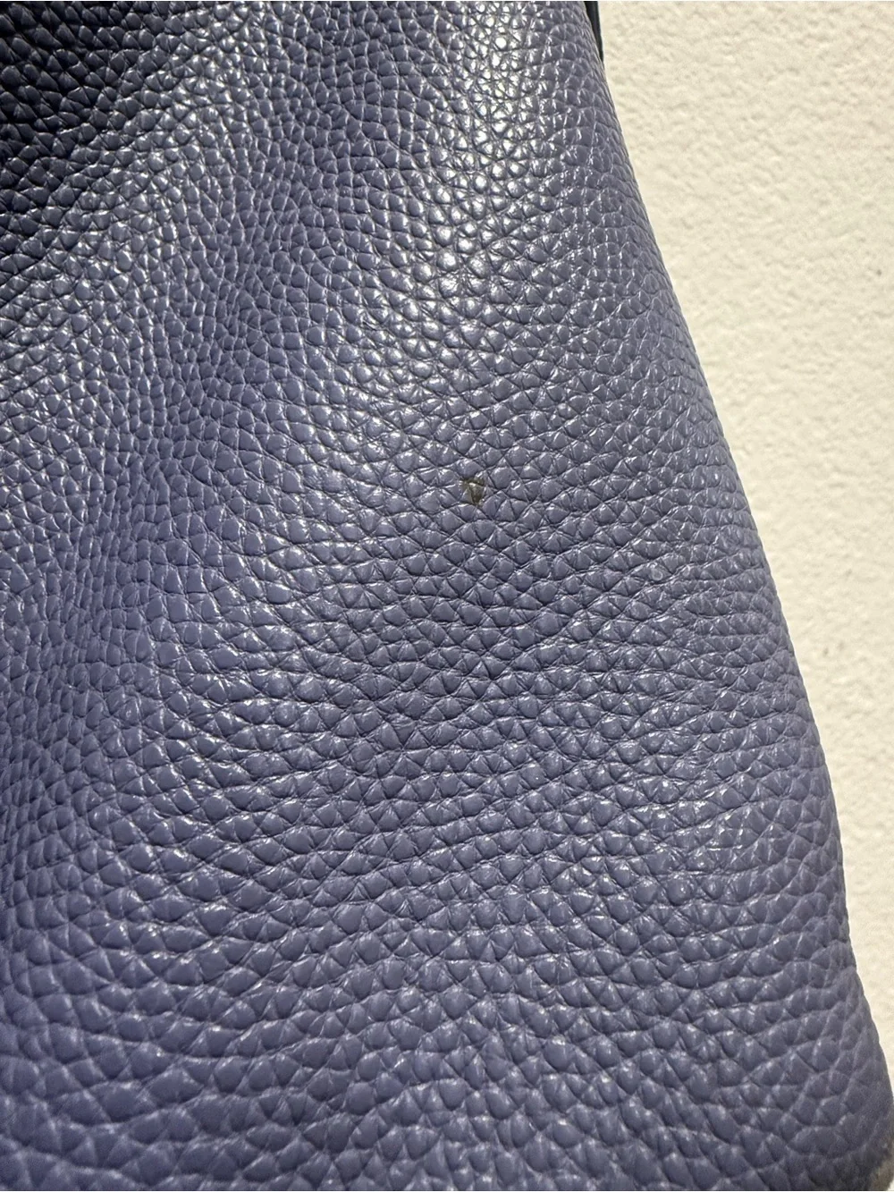 Kate Spade Pebbled Leather Hobo Shoulder Crossbody Bag Blue